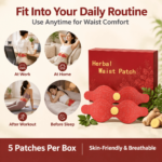 Three-Zone Herbal Waist Patches
