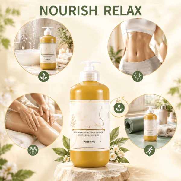 Plant-Extract Body Massage Cream – 500 g