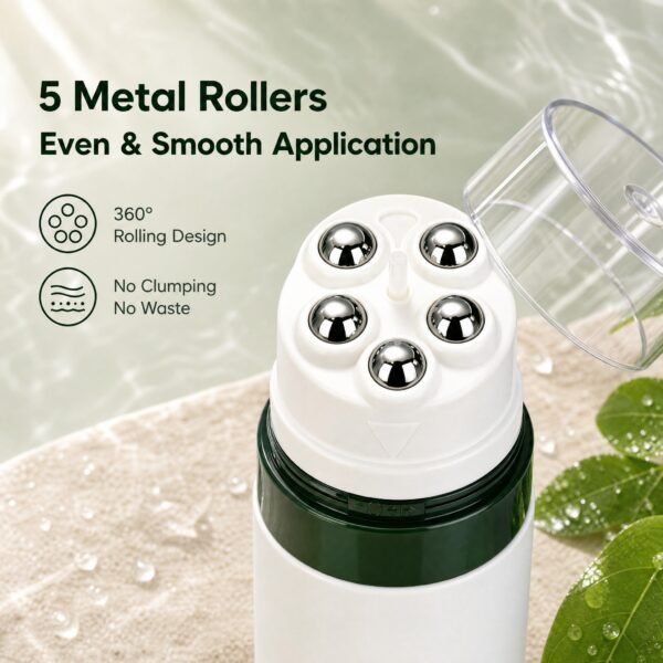 Five-Roller Body Gel Massage Bottle