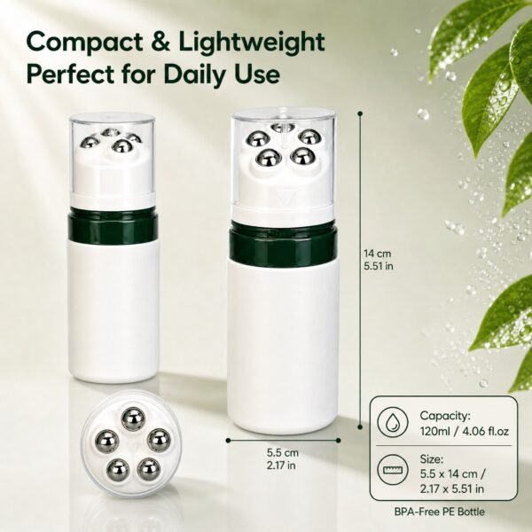 Five-Roller Body Gel Massage Bottle