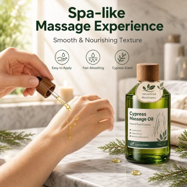 Japanese Cypress Body Massage Oil – 500 ml