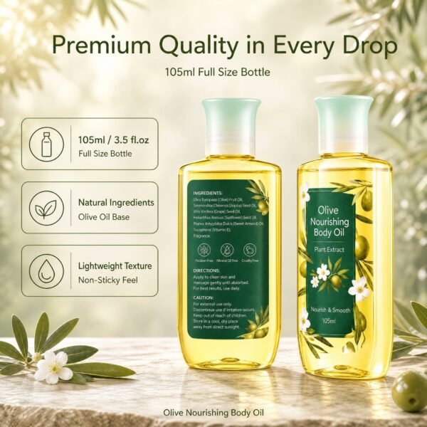 Plant-Based Body Oil – 105 ml