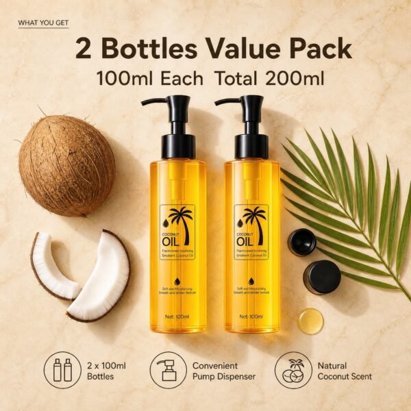 Coconut Body Oil – 2 × 100 ml