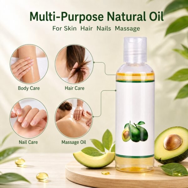 Avocado Oil for Face, Body and Hair – 100 ml