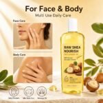 Raw Shea Face and Body Oil with Vitamin E – 300ml