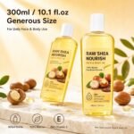 Raw Shea Face and Body Oil with Vitamin E – 300ml