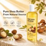 Raw Shea Face and Body Oil with Vitamin E – 300ml